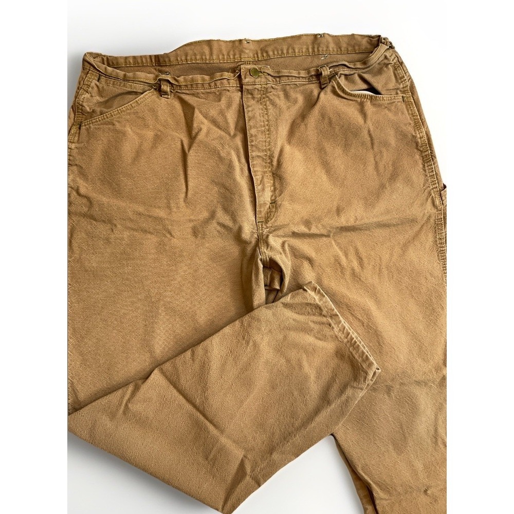 Bulwark FR Carpenter Pants Mens 44x30 Brown Canvas Utility Pockets Fire Resistan